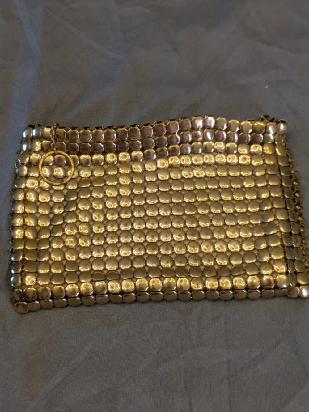 Whiting and Davis Gold Mesh Pouch